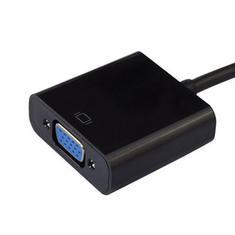  Кабель-адаптер Orient C050, HDMI M - VGA 15F, для подкл.монитора/проектора к выходу HDMI, длина 0.2 метра 