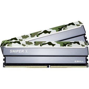  Оперативная память DDR4 G.Skill Sniper X 16GB (2x8GB kit) 3600MHz CL19 1.35V / F4-3600C19D-16GSXKB / Digital Camo 