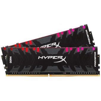  ОЗУ Kingston HyperX FURY RGB HX432C16PB3AK4/64 DDR4 DIMM 64Гб (4х16Гб) 3200MHz CL16 
