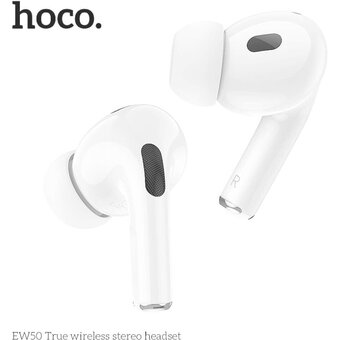  Наушники bluetooth HOCO EW50 True wireless stereo headset (белый) 
