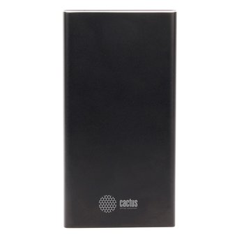  Мобильный аккумулятор Cactus CS-PBFSJT-10000 Li-Pol 10000mAh 2.1A+2.1A 2xUSB черный 