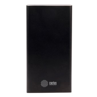  Мобильный аккумулятор Cactus CS-PBFSIT-20000 Li-Pol 20000mAh 2.1A+2.1A 2xUSB черный 