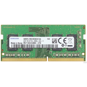  ОЗУ DDR4 8Gb 3200MHz Samsung M471A1K43DB1-CWE OEM PC4-25600 CL11 SO-DIMM 260-pin 1.2В original single rank 