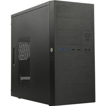  Корпус InWin ES555BK (6188250) PM-450ATX U3*2+TypeC*2+2*combo Audio 