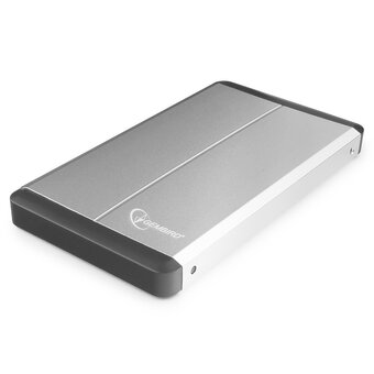  Внешний корпус для HDD/SSD GEMBIRD EE2-U3S-2-S (13142) 2.5", серебро, USB 3.0, SATA, металл 