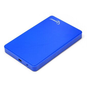  Внешний корпус для HDD/SSD GEMBIRD EE2-U2S-40P-B (13137) 2.5", синий, USB 2.0, SATA, пластик 