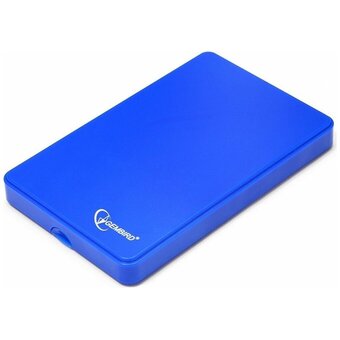  Внешний корпус для HDD/SSD GEMBIRD EE2-U2S-40P-B (13137) 2.5", синий, USB 2.0, SATA, пластик 
