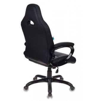 Кресло игровое Бюрократ CH-827/BL+Black черный искусственная кожа 