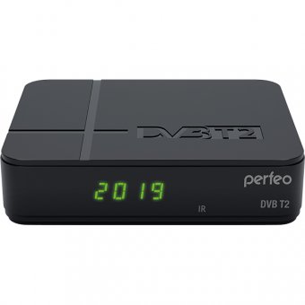  Ресивер DVB-T2 Perfeo "COMBI" PF_A4353 черный DVB-T, DVB-T2, IPTV  через Wi-Fi адаптер (адаптер в комплект не входит) 