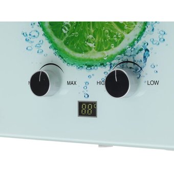  Газовая колонка Zanussi GWH 10 Fonte Glass Lime 