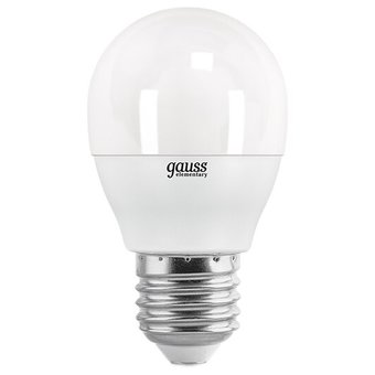  Лампочка Gauss 53220 Elementary Шар 10W 
