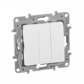  Выключатель Legrand Etika откр. 3кл. IP20 белый (672213) 