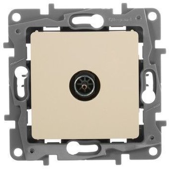  Розетка телевизионная Legrand Etika (672351) скрыт. слоновая кость 