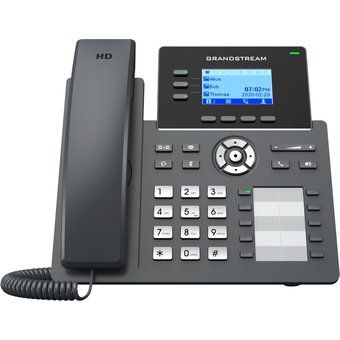  Телефон IP Grandstream GRP2604P черный 