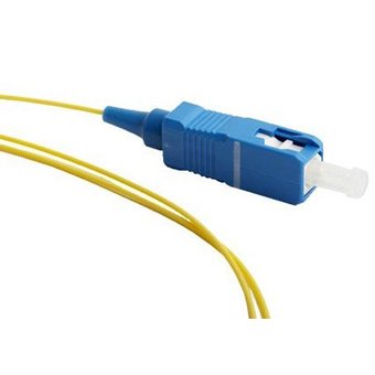 Пигтейл Hyperline FPT-B9-9-SC/UR-1M-LSZH-YL (FPT9-9-SC-UPC-1M) SM 9/125 (OS2), SC/UPC, 1 м, LSZH 