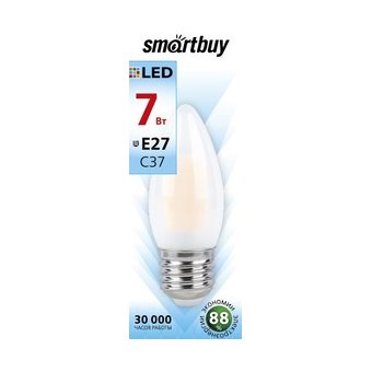  Светодиодная лампа Smartbuy C37-07W/4000/E27 