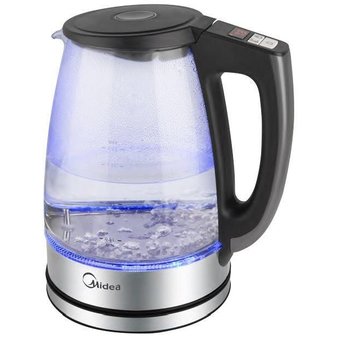  Чайник Midea MK-8009 серебристый/черный 