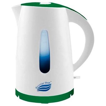  Чайник Великие Реки Томь-1 1,7л, пластик, зеленый, 1850Вт 