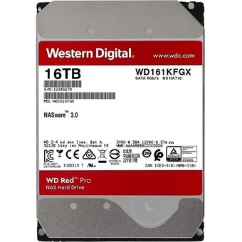  HDD WD Original SATA-III 16Tb WD161KFGX NAS Red Pro (7200rpm) 512Mb 3.5" 