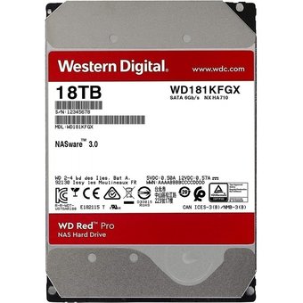  HDD WD Original SATA-III 18Tb WD181KFGX NAS Red Pro (7200rpm) 512Mb 3.5" 