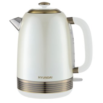  Чайник Hyundai HYK-S4500 жемчужный/золотистый 