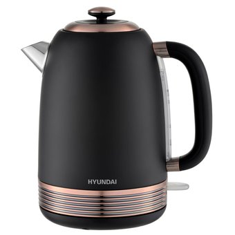 Чайник Hyundai HYK-S4501 черный/бронзовый 