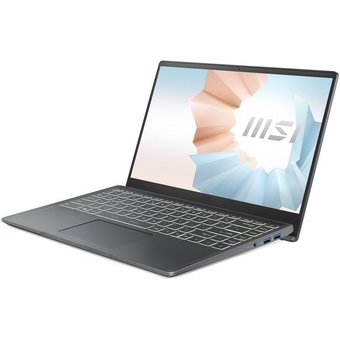  Ноутбук MSI Modern 14 B11SB-411RU 14" FHD 60Hz, i7-1165G7, 16Gb, 521Gb SSD, no ODD, NVidia MX450 2Gb, Win10, 