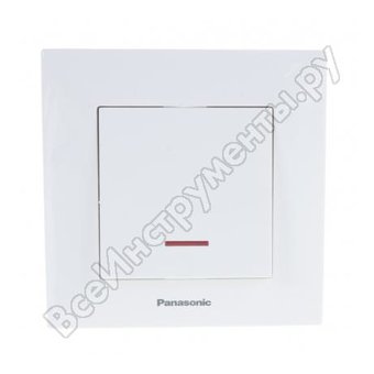  Выключатель Panasonic Karre&Arkedia скрыт. 1кл. IP20 белый (1шт) (WKTT00052WH-RU) 