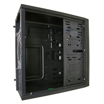  Корпус ExeGate QA-412U Black (EX272745RUS) mATX, XP400, Black, 120mm, 2xUSB+2xUSB3.0, Audio 