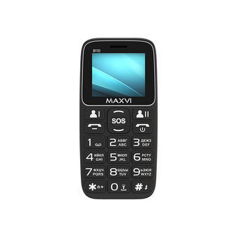  Мобильный телефон MAXVI B110 black 