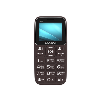  Мобильный телефон MAXVI B110 brown 