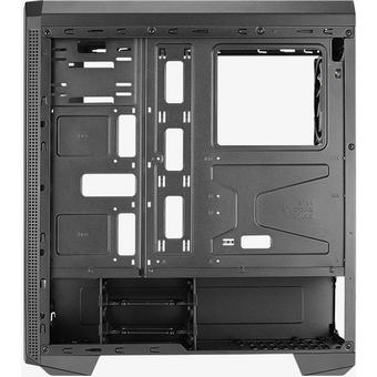  Корпус AeroCool Genesis-G-BK-v2 (4711099473892) MidiTower (ATX, USB3x2, USB2x2, ARGB fan x1, без БП) 