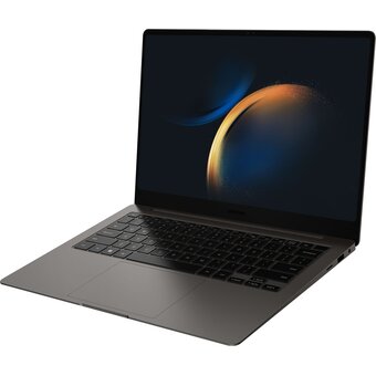  Ноутбук Samsung Galaxy Book 3 Pro NP940 (NP940XFG-KC4IN) i7 1360P 16Gb SSD512Gb Intel Iris Xe graphics 14" AMOLED 3K Win11 H dk.grey 