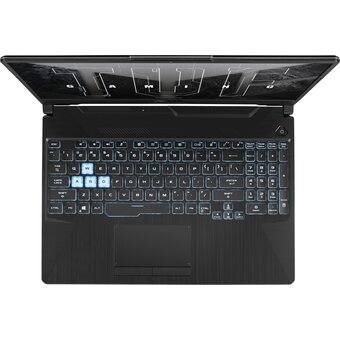  Ноутбук ASUS TUF Gaming A15 FA506QM-HN018 (90NR0607-M006U0) AMD Ryzen 7 5800H/16Gb/512Gb SSD/15.6" FHD RTX 3060 6Gb/DOS black 