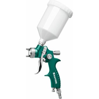  Краскопульт пневматический KRAFTOOL AirFlat LVLP 06524-1.4 c верхним бачком, 1.4мм 