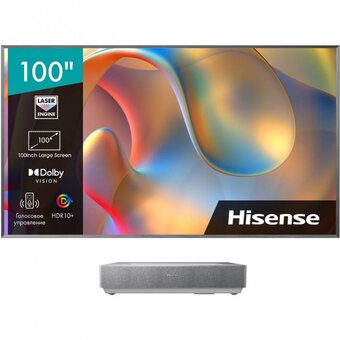  Телевизор Hisense 100L5H Laser TV черный 