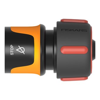  Коннектор Fiskars 1027081 Д.вх.3/4" черный/красный 