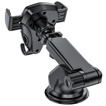  Автомобильный держатель Borofone BH38 Magic bay one button center consol, black 