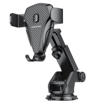  Автомобильный держатель Borofone BH38 Magic bay one button center consol, black 