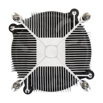  Кулер ExeGate ETA-20.V1700 EX292654RUS (Al, LGA1700/1150/1151/1155/1156/1200/1366, TDP 90W, Fan 95mm, 2400RPM, Hydro bearing, 3pin, 22db, 340г 