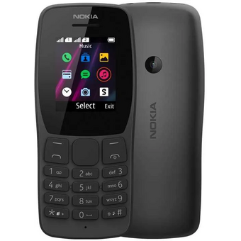 Мобильный телефон Nokia 110 TA-1567 DS (1GF019CPA2C02) Charcoal 