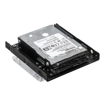  Салазки (переходник) ExeGate HD-22T3M EX292544RUS металлические для установки 2xHDD/SSD 2.5" в отсек 3.5" 