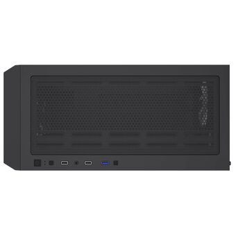  Корпус GameMax Destroyer TGB, mATX, black, w/o psu, w/1xUSB3.0+2xUSB2.0, Combo Audio, w/3x12cm ARGB front fan 