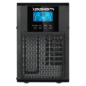  ИБП IPPON 1080978 1800 Вт 2000 ВА Тип выходного сигнала Sinewave OnLine Количество фаз 1 phase 