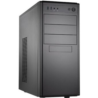  Корпус Foxline FL-886-FL500S-U32 ATX case, black, w/PSU 500W 12cm, w/2xUSB3.0, w/ pwr cord, w/o FAN 