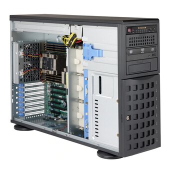  Корпус SuperMicro CSE-745BAC-R1K23B 8x 3.5 2.5 SAS3/SATA3 Backplane for Hot-Swappable Drives,Front HDD Door Lock 