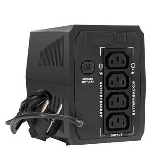  ИБП ExeGate Power Back BNB-500.LED.4C13 (EX294607RUS) 500VA/300W, LED, 4*C13, Black 