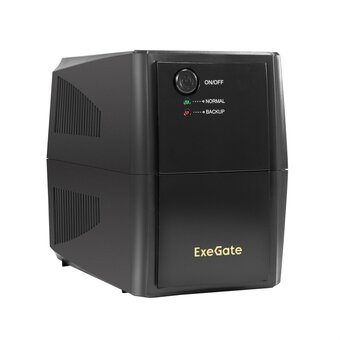  ИБП ExeGate Power Back BNB-500.LED.2SH (EX294611RUS) 500VA/300W, LED, 2*Schuko, Black 