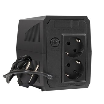  ИБП ExeGate Power Back BNB-500.LED.2SH (EX294611RUS) 500VA/300W, LED, 2*Schuko, Black 