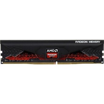  ОЗУ AMD Radeon R7 Performance Series Black Gaming Memory R7S48G2400U2S 8GB DDR4 2400 DIMM Non-ECC, CL16, 1.2V, Heat Shield, RTL 
